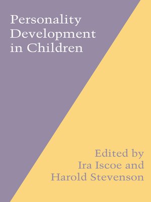 cover image of Personality Development in Children